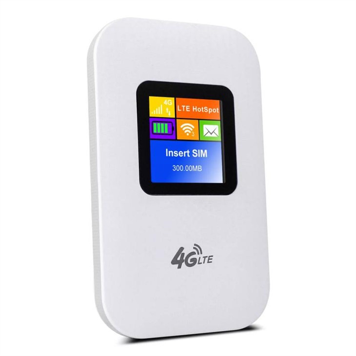 נתב 4G LTE עם מסך LCD